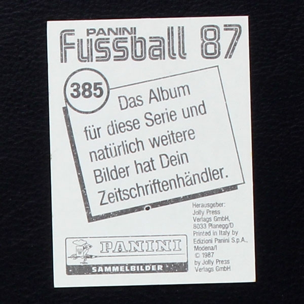 Gaetano Scirea Panini Sticker No. 385 - Fußball 87