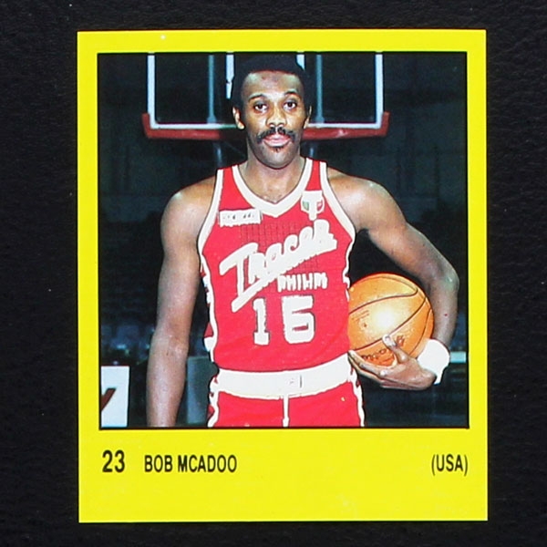 Bob Mcadoo Panini Sticker No. 23 - Super Sport 1988