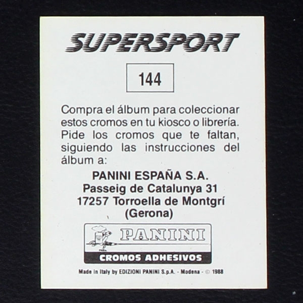 Laurent Fignon Panini Sticker Nr. 144 - Super Sport 1988