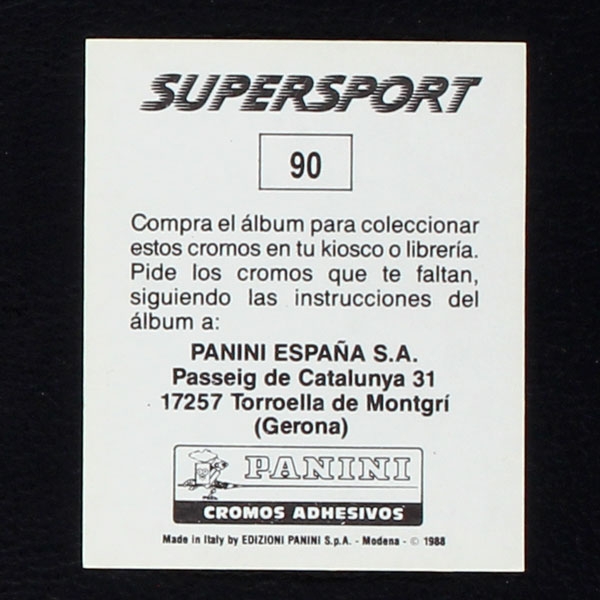 Peter Beardsley Panini Sticker Nr. 90 - Super Sport 1988