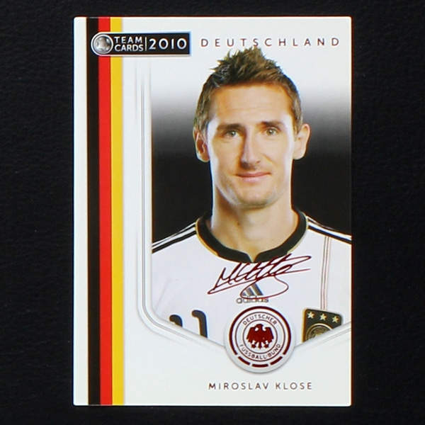 Miroslav Klose Panini Trading Card No. 21 - Team Cards 2010