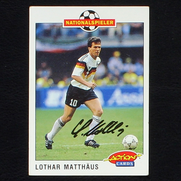 Lothar Matthäus Panini Trading Card No. 14 - Action Cards Fußball 92