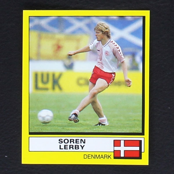 Soren Lerby Panini Sticker No. 382 - Football 88