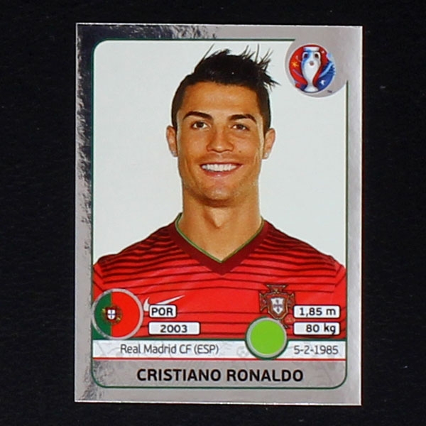 Christino Ronaldo Panini Sticker No. 596 - Euro 2016 Swiss Version