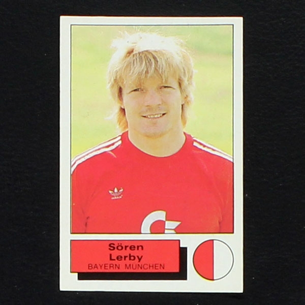 Sören Lerby Panini Sticker No. 232 - Fußball 86