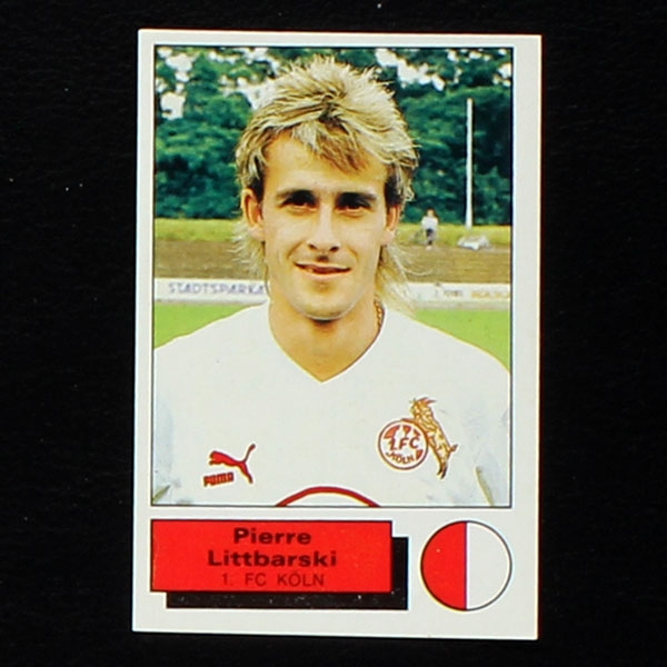 Pierre Littbarski Panini Sticker No. 168 - Fußball 86