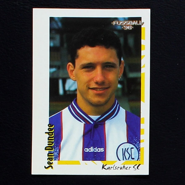 Sean Dundee Panini Sticker No. 163 - Fußball 98