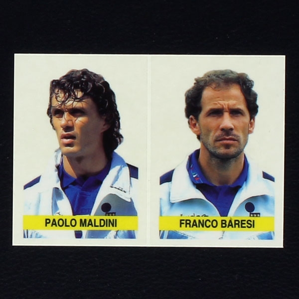 Maldini - Baresi Panini Sticker No. P13 - Super Calcio 1994