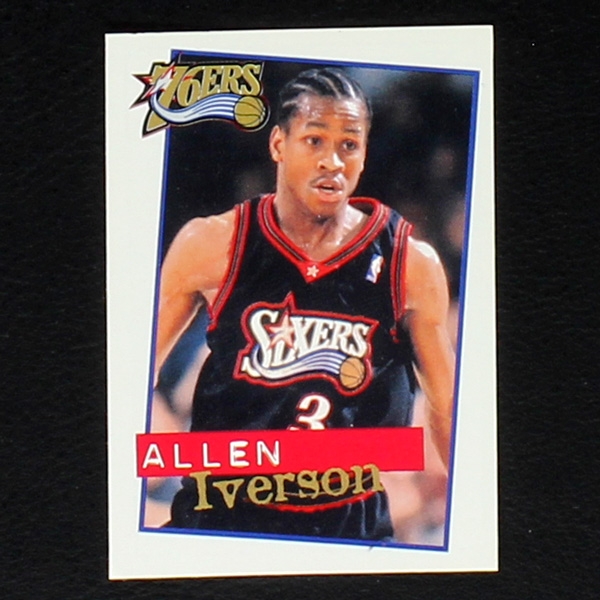 Allan Iverson Panini Sticker No. 28 - NBA Basketball 98