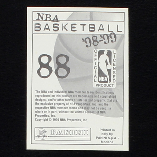 Scottie Rippen Panini Sticker No. 88 - NBA Basketball 98