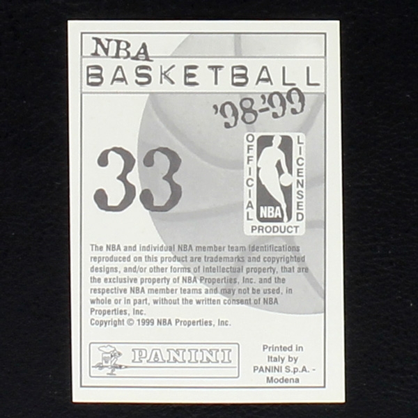 Mitch Richmond Panini Sticker No. 33 - NBA Basketball 98