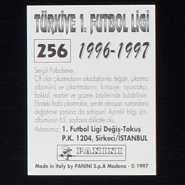 Hristo Stoichkov Panini Sticker No. 256 - Türkiye 1. Futbol Ligi 1996