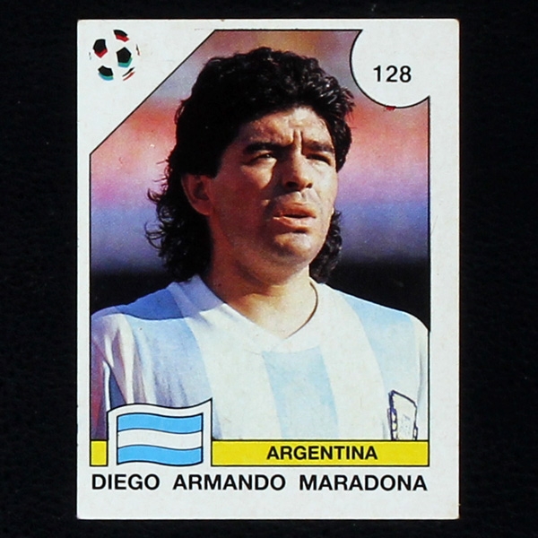 Diego Maradona Panini Bild No. 128 - Campeonato Mundial 90