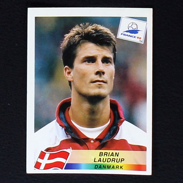 Brian Laudrup Panini Sticker Danone Version - France 98