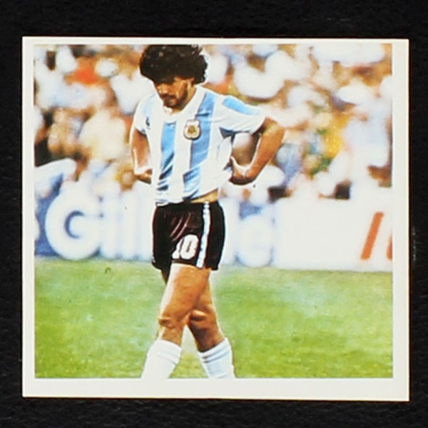 Diego Maradona Prima Press Sticker No. 358 - Fußball Bundesliga 83