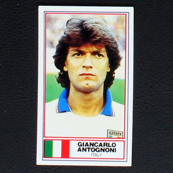 Giancarlo Antognoni Rothmans Card - Football International Stars 1984
