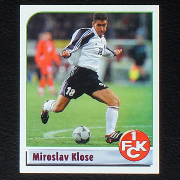 Miroslav Klose Panini Sticker No.  X - Fußball 2002