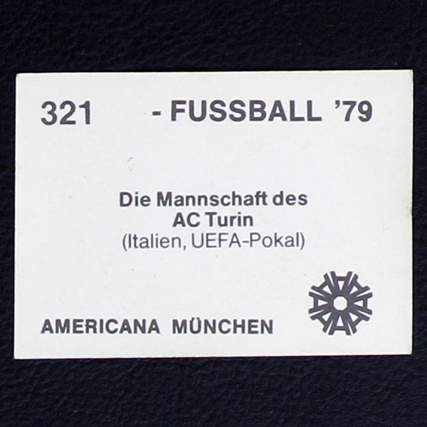 AC Turin Team Americana Sticker No. 321 - Fußball 79