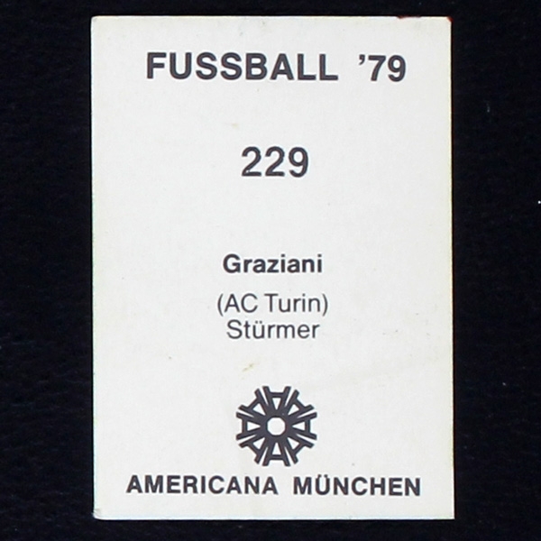 Graziani Americana Sticker No. 229 - Fußball 79