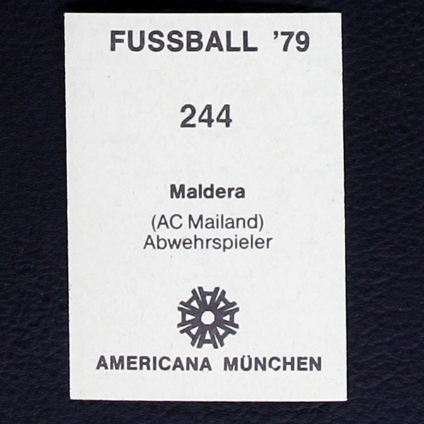 Maldera Americana Sticker No. 244 - Fußball 79