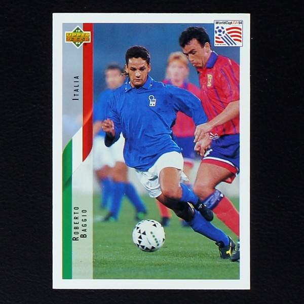 Roberto Baggio Upper Deck Trading Card No. 124 - USA 94