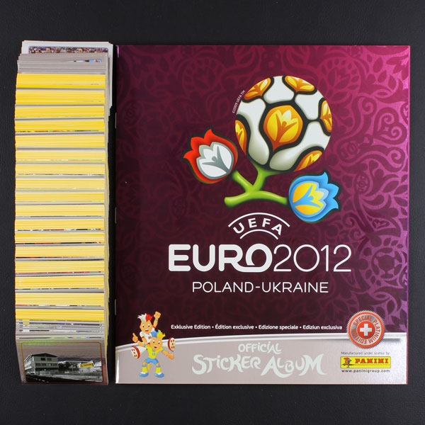 Euro 2012 Panini sticker album complete Swiss Variant