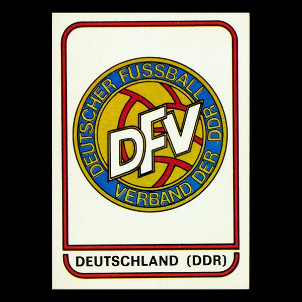 Deutschland (DDR) Panini Sticker Argentina 78