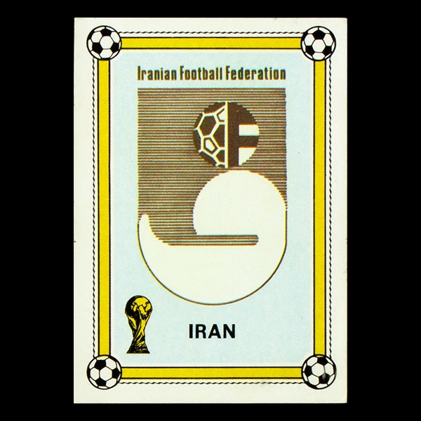 Iran Panini Sticker Argentina 78